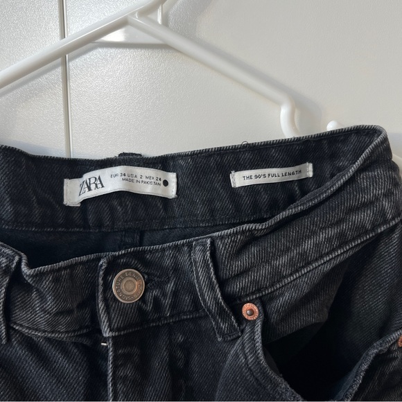 (SOLD ON FB) ZARA The 90’s Full Length Jeans - Picture 3 of 5
